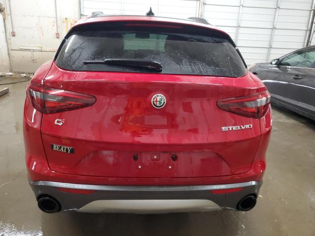 ZASPAKBN7P7D50752 - 2023 ALFA ROMEO STELVIO TI RED photo 6