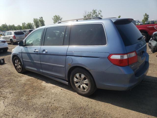 5FNRL38427B502947 - 2007 HONDA ODYSSEY EX BLUE photo 2