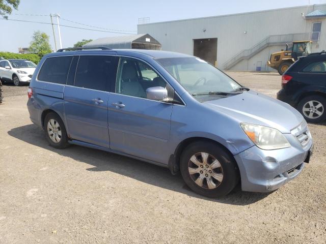 5FNRL38427B502947 - 2007 HONDA ODYSSEY EX BLUE photo 4