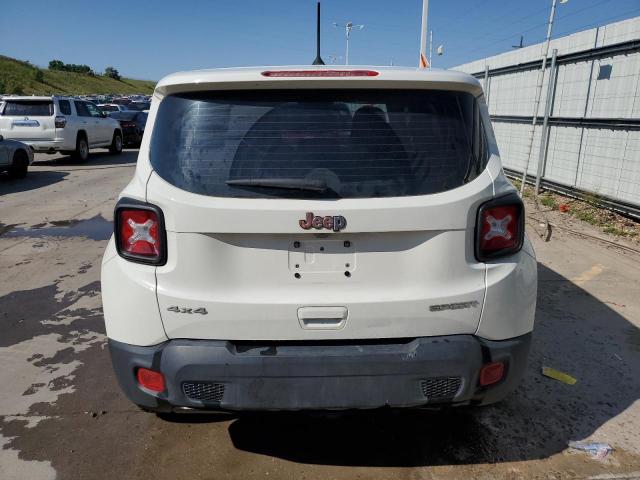 ZACNJBA12KPJ89668 - 2019 JEEP RENEGADE SPORT WHITE photo 6