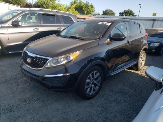 KNDPB3AC4G7873349 - 2016 KIA SPORTAGE LX BLACK photo 1