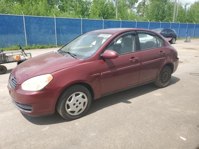 KMHCN45C26U052459 - 2006 HYUNDAI ACCENT GLS BURGUNDY photo 1
