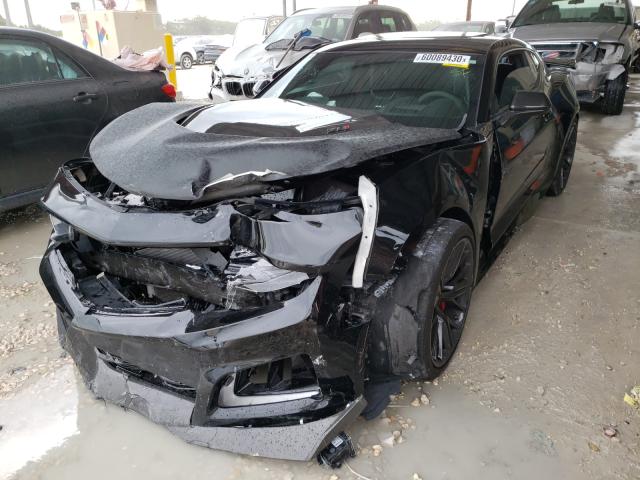 1G1FK1R65H0190707 - 2017 CHEVROLET CAMARO ZL1 黑色 照片 2