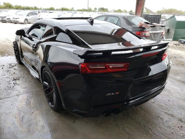 1G1FK1R65H0190707 - 2017 CHEVROLET CAMARO ZL1 黑色 照片 3