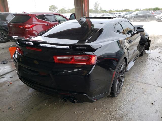 1G1FK1R65H0190707 - 2017 CHEVROLET CAMARO ZL1 黑色 照片 4