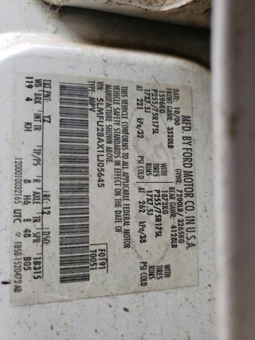 5LMFU28AX1LJ05645 - 2001 LINCOLN NAVIGATOR თეთრი ფოტო 13