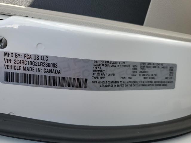2C4RC1BG2LR230003 - 2020 CHRYSLER PACIFICA TOURING L WHITE photo 14