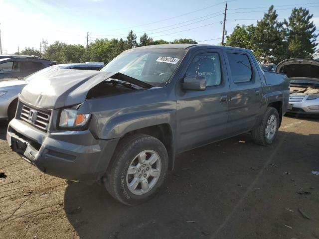 2HJYK16527H514309 - 2007 HONDA RIDGELINE RTL GRAY photo 1