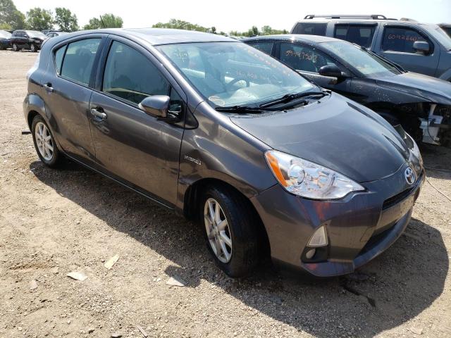 JTDKDTB36E1062963 - 2014 TOYOTA PRIUS C GRAY photo 4