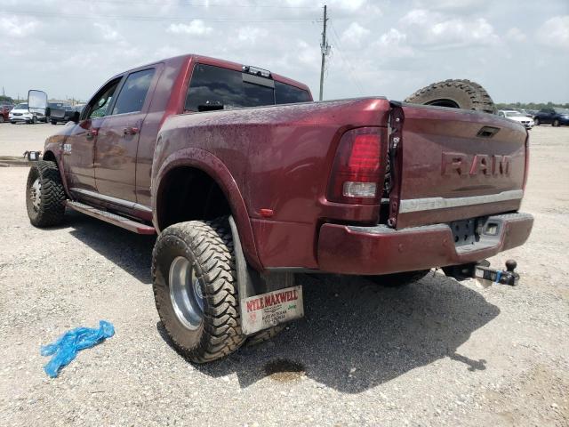 3C63RRNL5JG120309 - 2018 RAM 3500 LONGHORN BURGUNDY photo 2