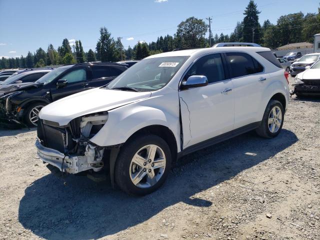 2GNFLHE35F6228750 - 2015 CHEVROLET EQUINOX LTZ WHITE photo 1