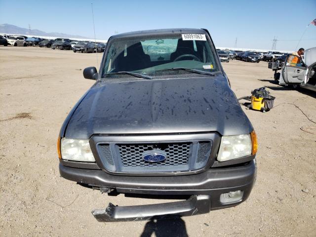 1FTYR10U14PB17682 - 2004 FORD RANGER GRAY photo 5