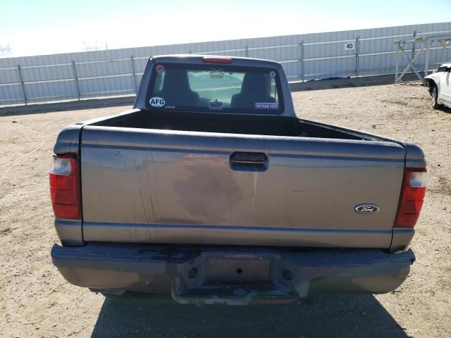 1FTYR10U14PB17682 - 2004 FORD RANGER GRAY photo 6