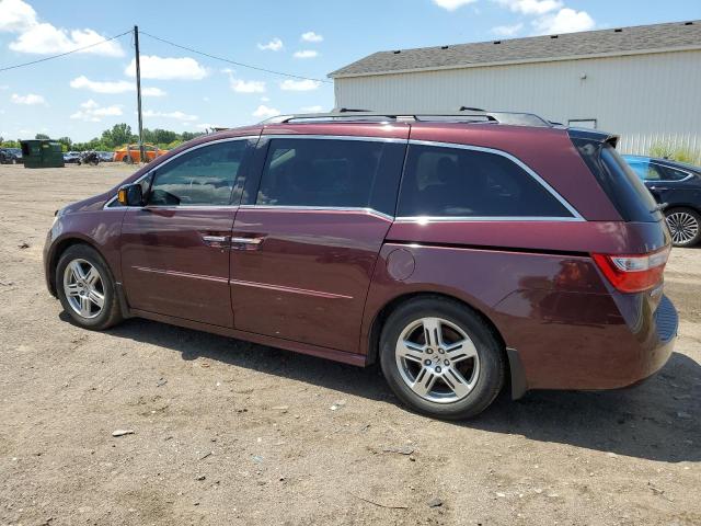 5FNRL5H92BB028188 - 2011 HONDA ODYSSEY TOURING BURGUNDY photo 2