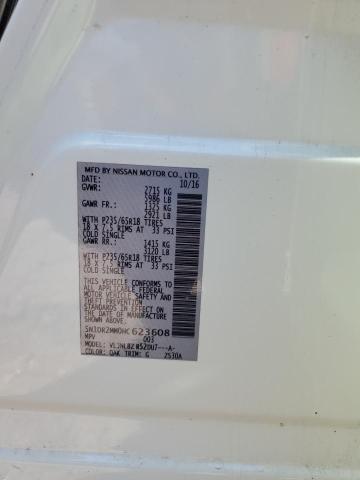 5N1DR2MM0HC623608 - 2017 NISSAN PATHFINDER S WHITE photo 13