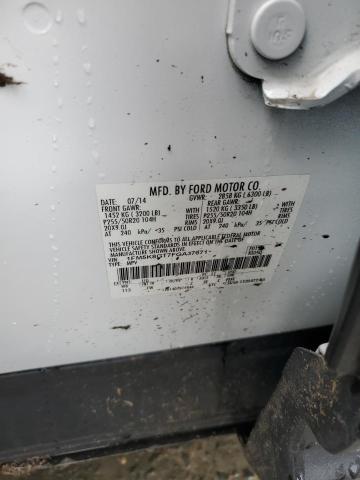 1FM5K8GT7FGA37671 - 2015 FORD EXPLORER SPORT WHITE photo 13