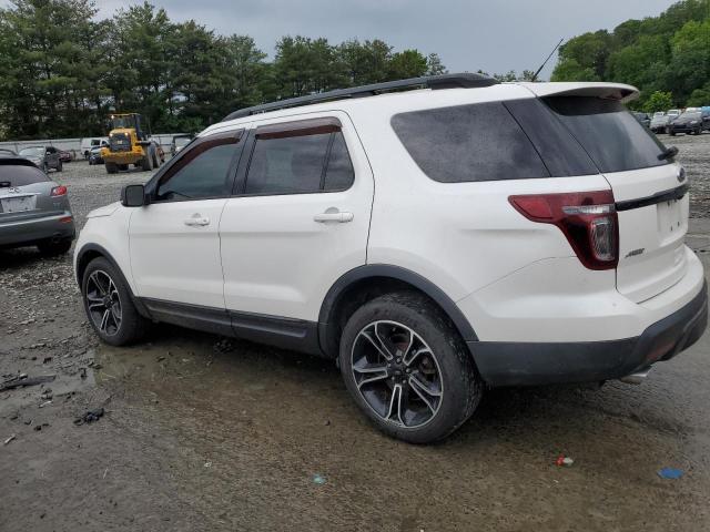 1FM5K8GT7FGA37671 - 2015 FORD EXPLORER SPORT WHITE photo 2