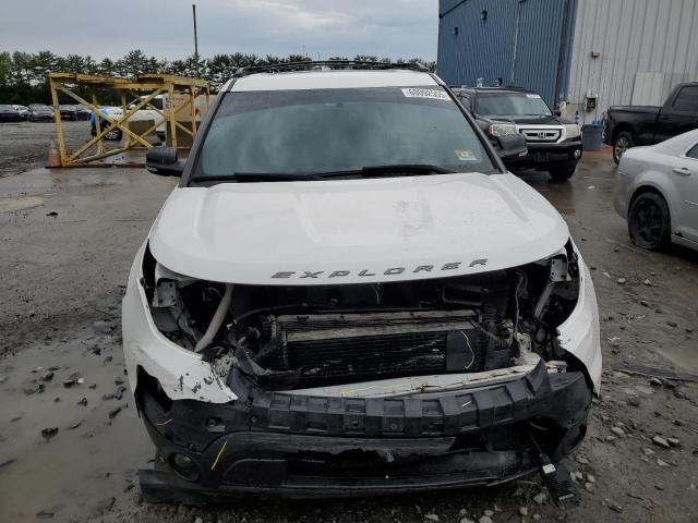 1FM5K8GT7FGA37671 - 2015 FORD EXPLORER SPORT WHITE photo 5
