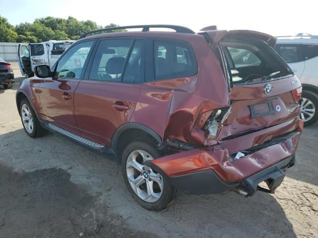 WBXPC9C48AWJ31946 - 2010 BMW X3 XDRIVE30I RED photo 2