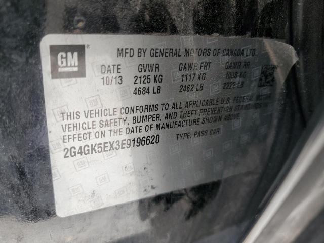 2G4GK5EX3E9196620 - 2014 BUICK REGAL 黑色 照片 12