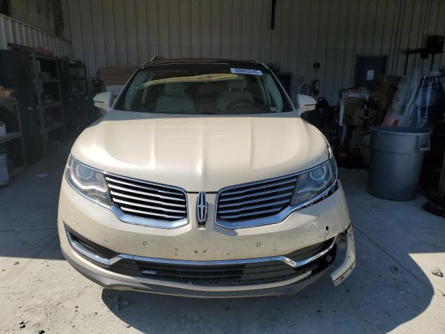 2LMPJ6LR9JBL41650 - 2018 LINCOLN MKX RESERVE Կրեմագույն լուսանկար 5