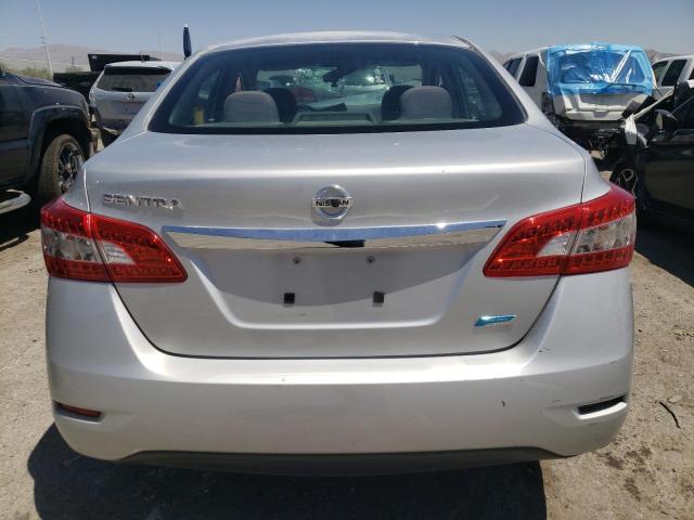 3N1AB7AP5DL755448 - 2013 NISSAN SENTRA S SILVER photo 6