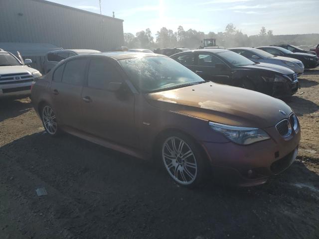 WBANW53538CT52697 - 2008 BMW 550 I PURPLE photo 4