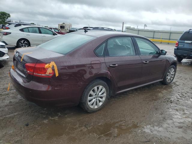 1VWAH7A36DC002688 - 2013 VOLKSWAGEN PASSAT S Rot Foto 3