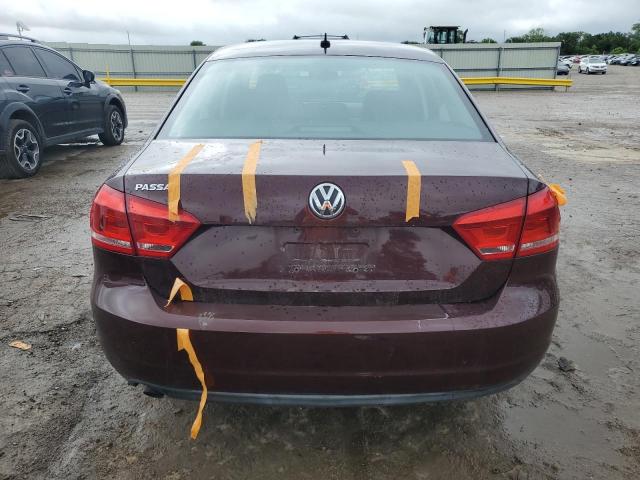 1VWAH7A36DC002688 - 2013 VOLKSWAGEN PASSAT S Rot Foto 6