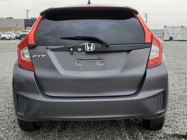 3HGGK5H56FM774699 - 2015 HONDA FIT LX GRAY photo 6