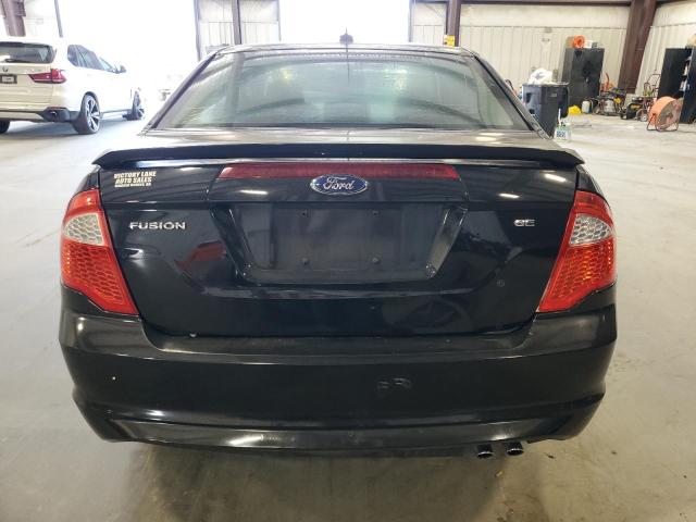 3FAHP0HA5AR275396 - 2010 FORD FUSION SE BLACK photo 6