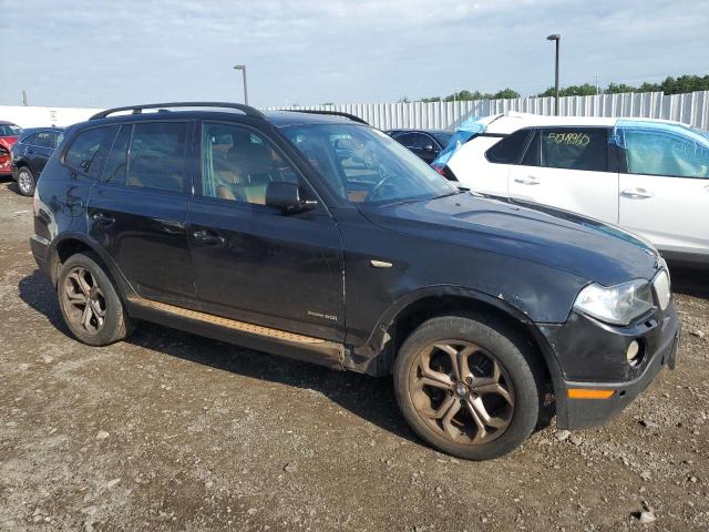 WBXPC93449WJ31325 - 2009 BMW X3 XDRIVE30I BLACK photo 4