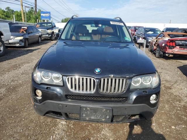 WBXPC93449WJ31325 - 2009 BMW X3 XDRIVE30I BLACK photo 5