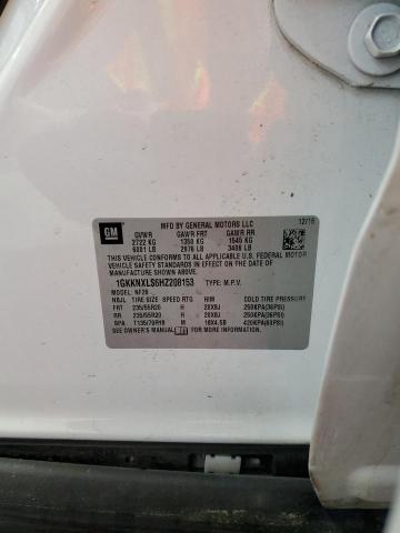 1GKKNXLS6HZ208153 - 2017 GMC ACADIA DENALI WHITE photo 14