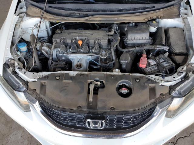 19XFB2F90EE228231 - 2014 HONDA CIVIC EXL თეთრი ფოტო 11