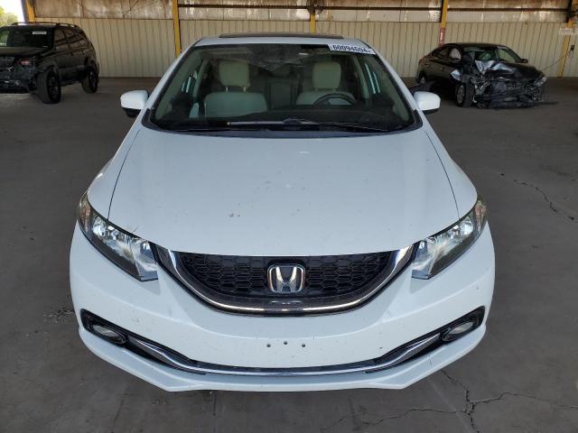 19XFB2F90EE228231 - 2014 HONDA CIVIC EXL თეთრი ფოტო 5