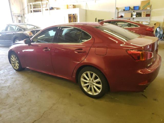 JTHBF5C2XA5121042 - 2010 LEXUS IS 250 RED photo 2