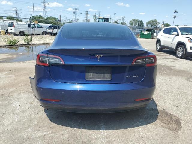 5YJ3E1EB9LF801899 - 2020 TESLA MODEL 3 BLUE photo 6