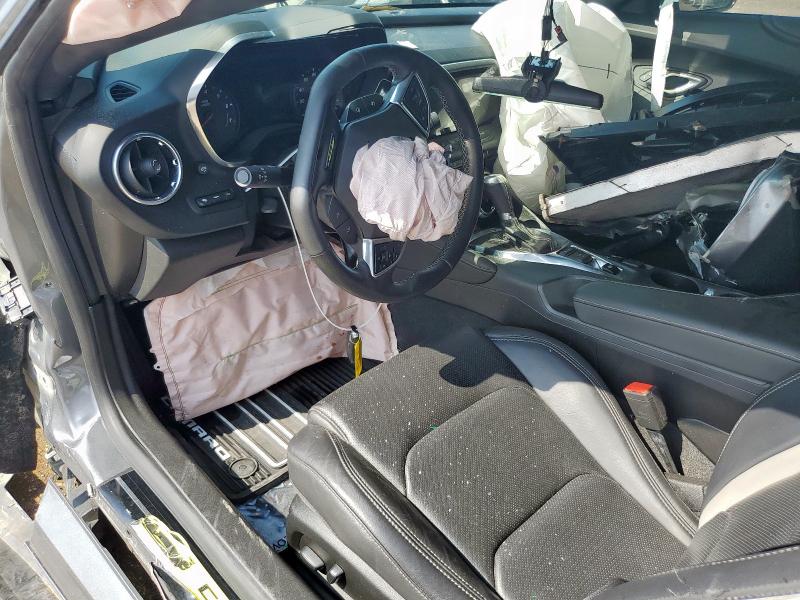 1G1FH1R73M0124612 - 2021 CHEVROLET CAMARO SS GRAY photo 8