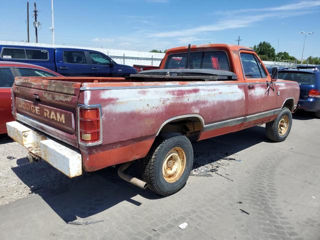 1B7HW14P3BS105122 - 1981 DODGE W-SERIES W150 RED photo 3