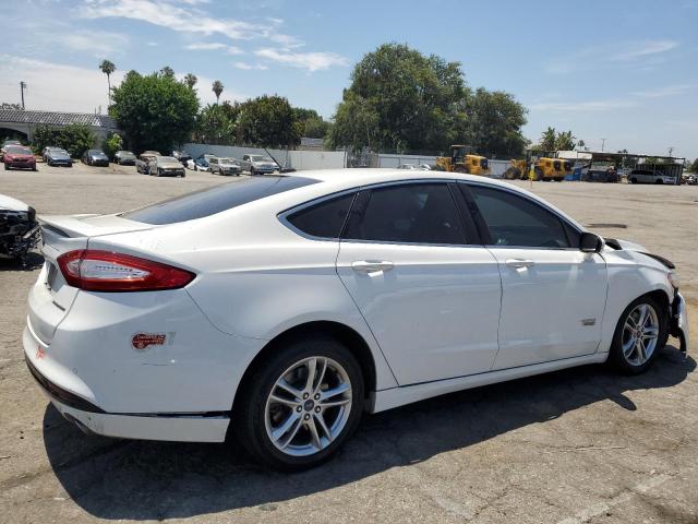 3FA6P0SU5FR206869 - 2015 FORD FUSION TITANIUM PHEV WHITE photo 3