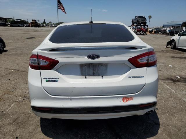 3FA6P0SU5FR206869 - 2015 FORD FUSION TITANIUM PHEV WHITE photo 6