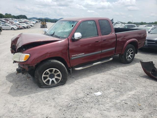 5TBBT441X4S455198 - 2004 TOYOTA TUNDRA ACCESS CAB SR5 MAROON photo 1