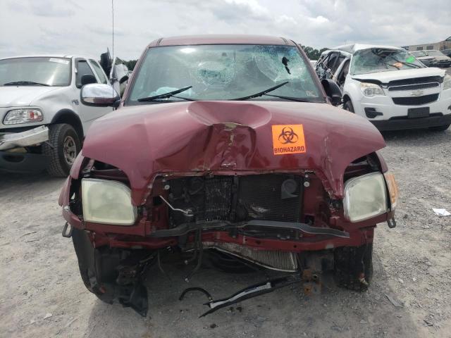 5TBBT441X4S455198 - 2004 TOYOTA TUNDRA ACCESS CAB SR5 MAROON photo 5