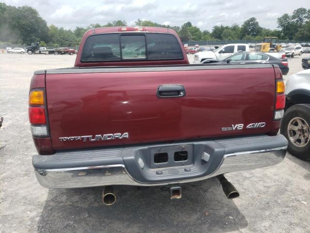 5TBBT441X4S455198 - 2004 TOYOTA TUNDRA ACCESS CAB SR5 MAROON photo 6