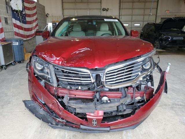 2LMTJ8LR6GBL62944 - 2016 LINCOLN MKX RESERVE RED photo 5
