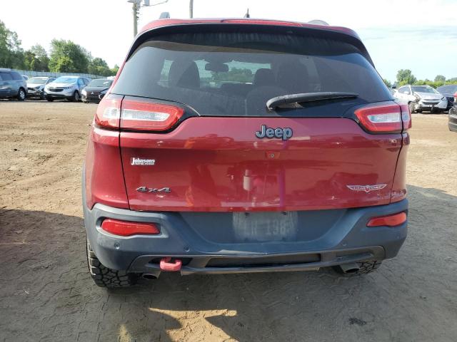 1C4PJMBS2FW757070 - 2015 JEEP CHEROKEE TRAILHAWK BURGUNDY photo 6