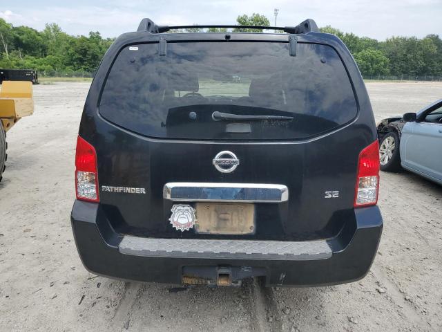 5N1AR18U57C643682 - 2007 NISSAN PATHFINDER LE أسود صورة 6