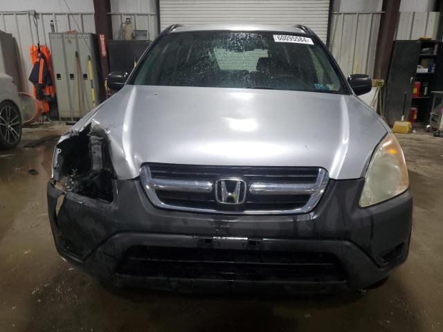 JHLRD78414C012340 - 2004 HONDA CR-V LX SILVER photo 5