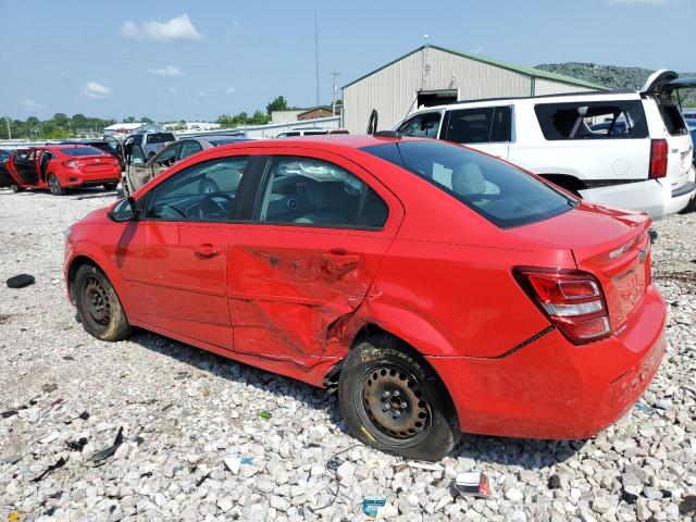 1G1JB5SH5J4101472 - 2018 CHEVROLET SONIC LS RED photo 2